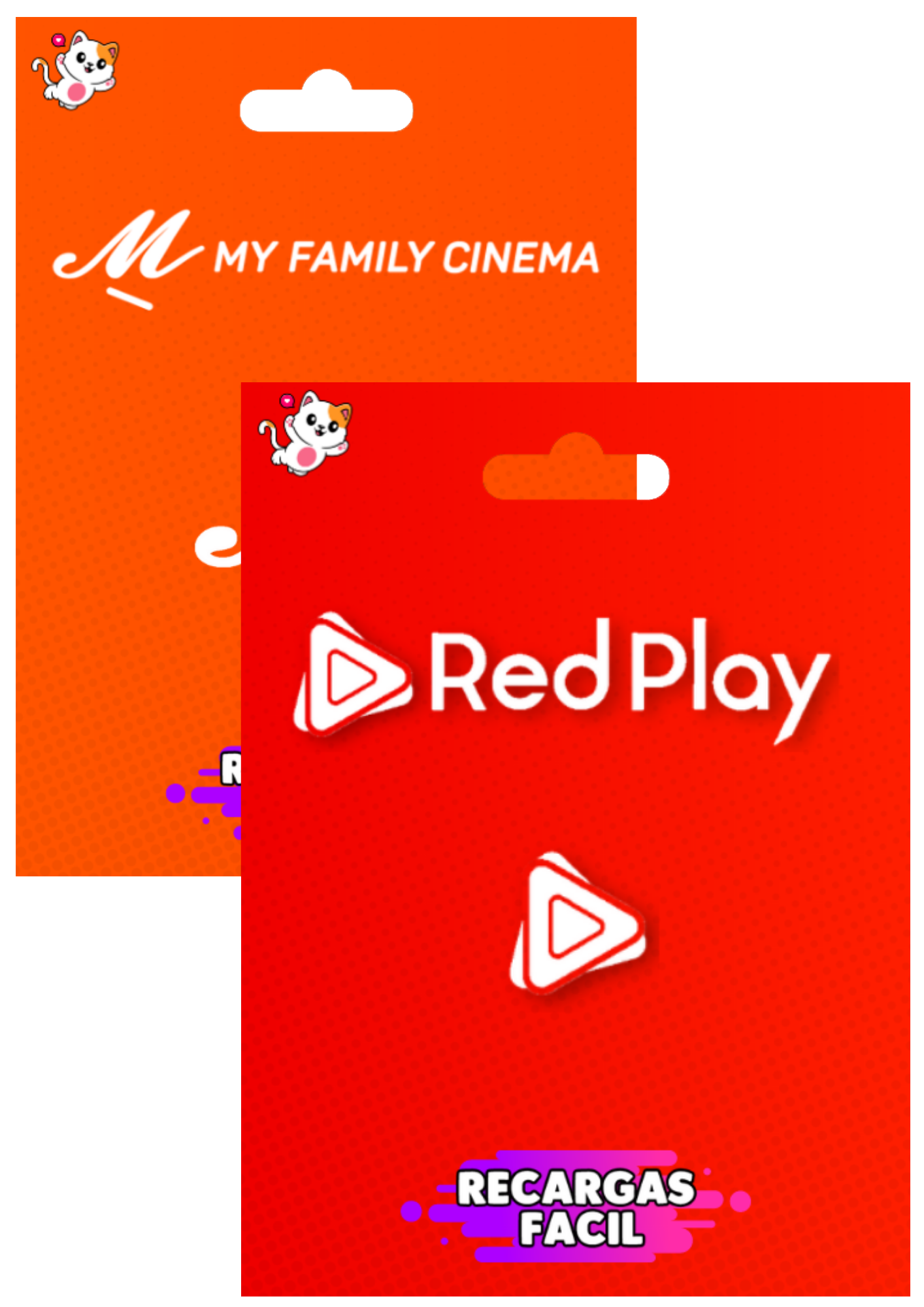 recarga redplat tv e my family cinema